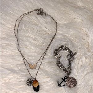 Lucky brand necklace and bracelet